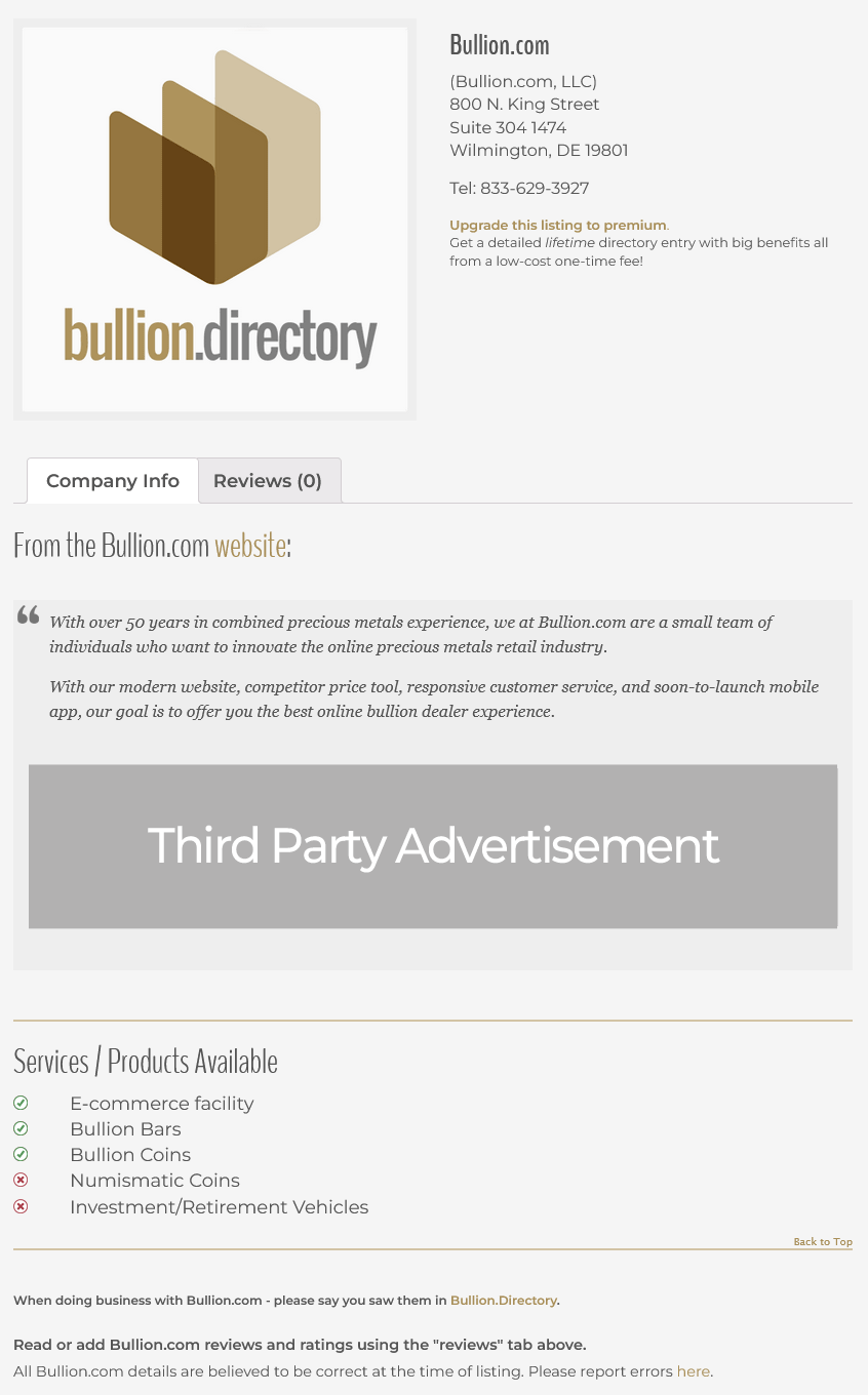 basic listing example